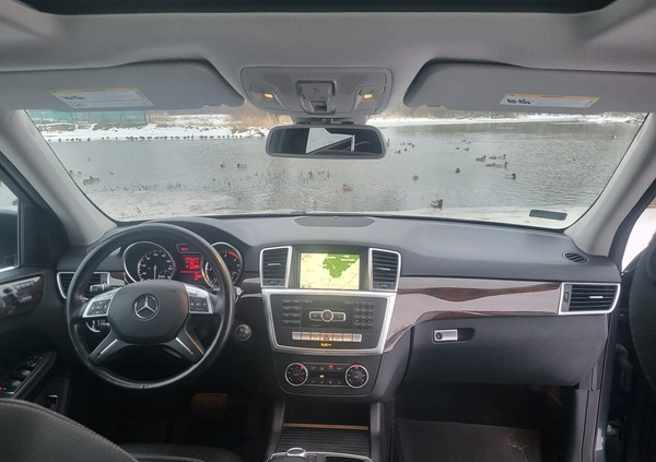 Mercedes-Benz ML cena 93500 przebieg: 53800, rok produkcji 2012 z Blachownia małe 407